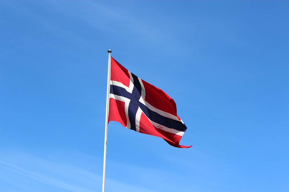 Norveška zastava, ilustracija, foto: Simon Stones, pixabay