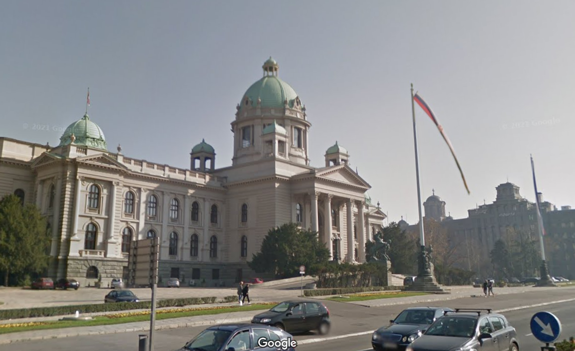Skupština Srbije, foto: Google maps