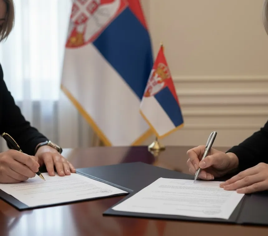 Potpisivanje ugovora, foto: Knjaževačke novine 