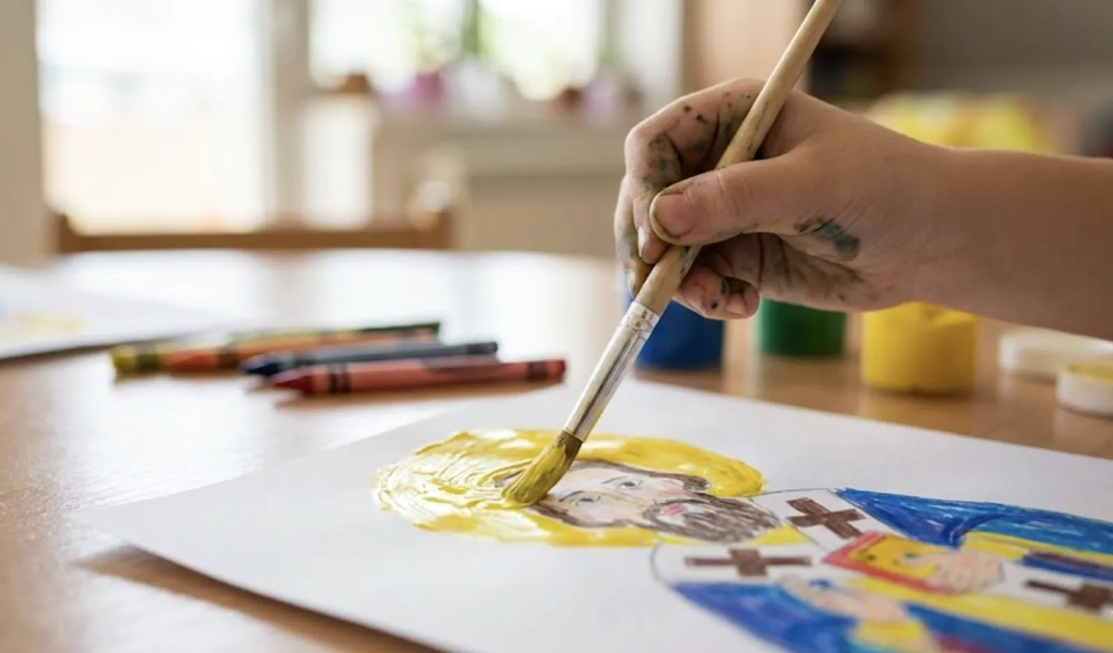 Crtanje Sveto Save, foto: Gemini