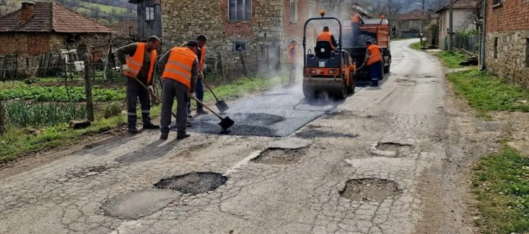 Sanacija udarnih rupa, ilustracija