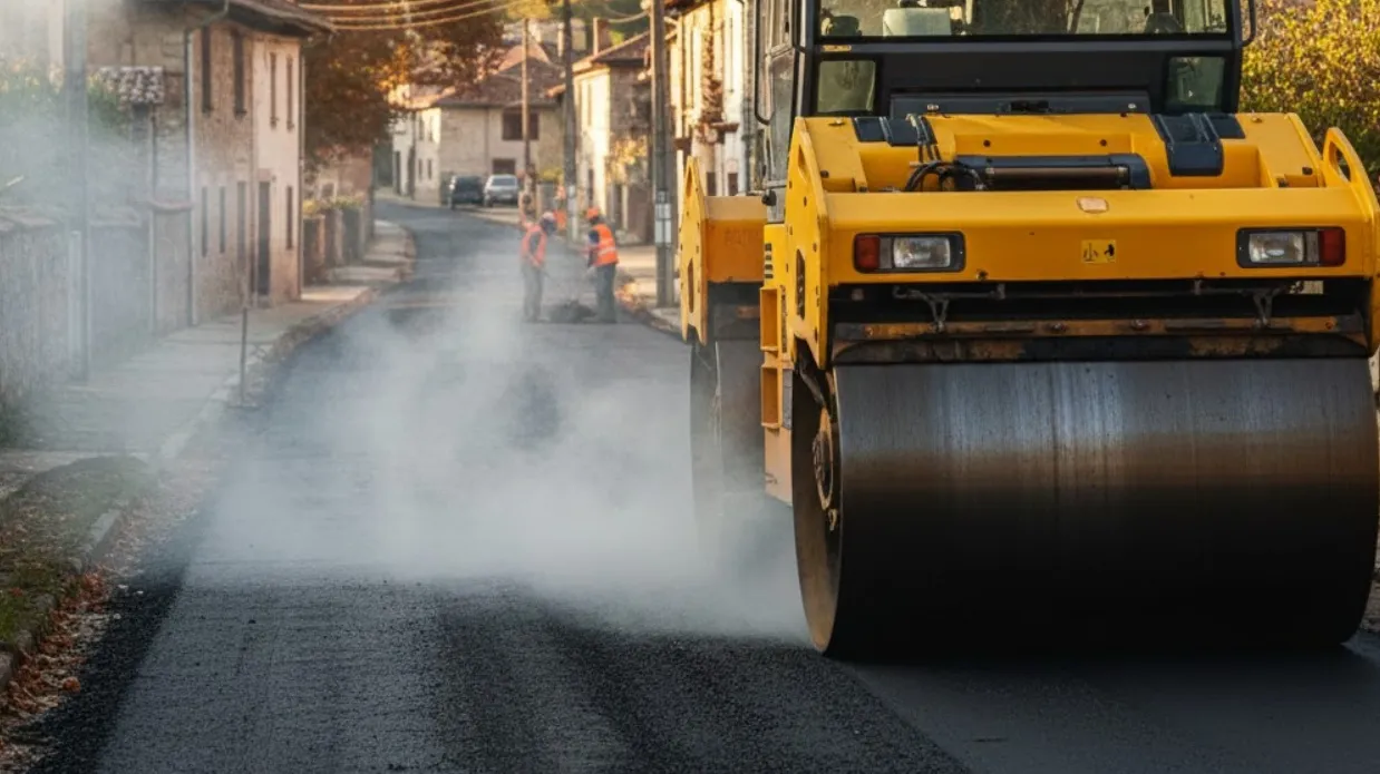 Asfaltiranje seoskih puteva, foto: ilustracija