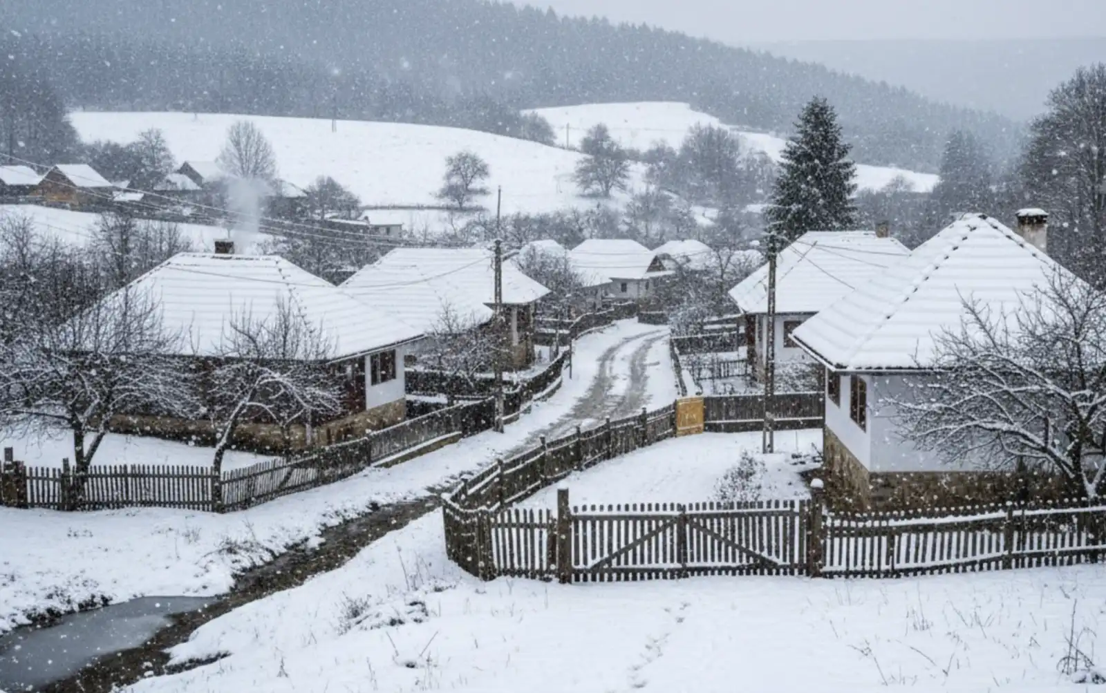 Sneg, ilustracija, padavine, foto: arhiva