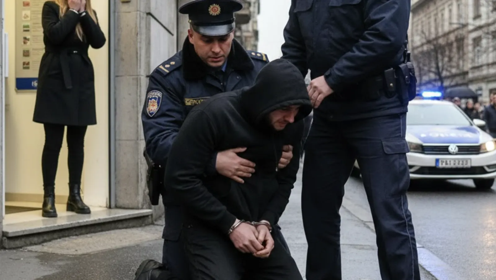 Hapšenje, ilustracija, foto: Gemini