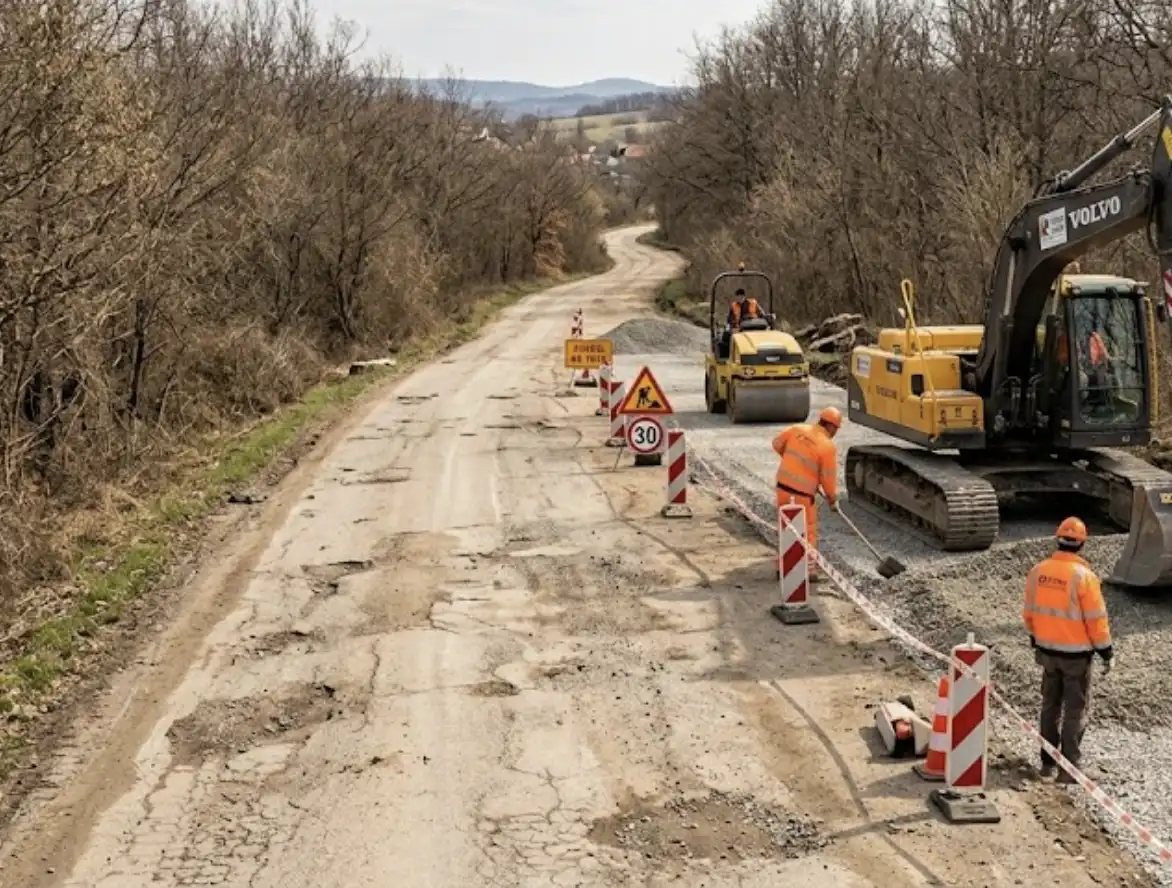 Ilustracija  radova, foto generisana putem AI-a