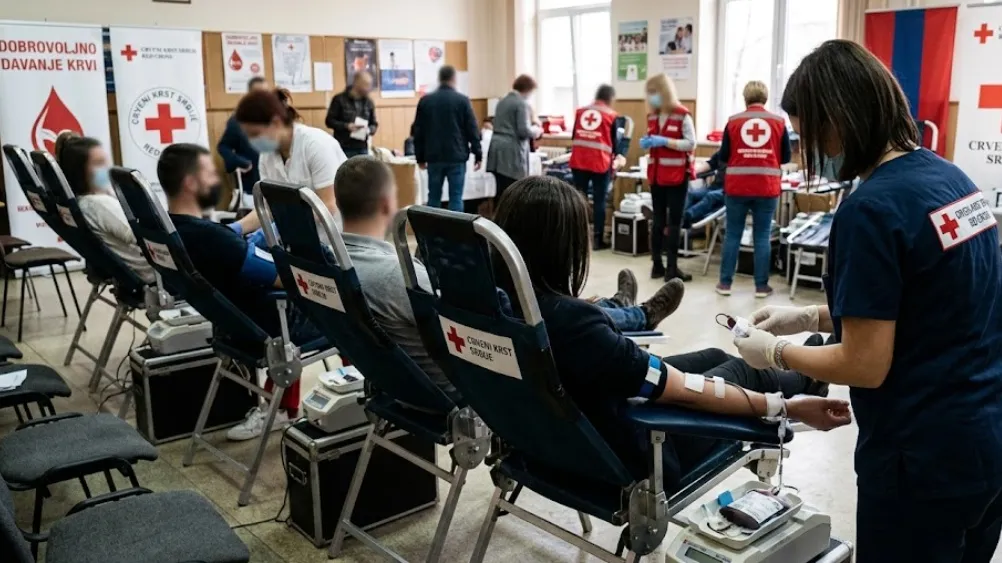 Akcija dobrovoljnog davanja krvi, foto: Knjaževačke 