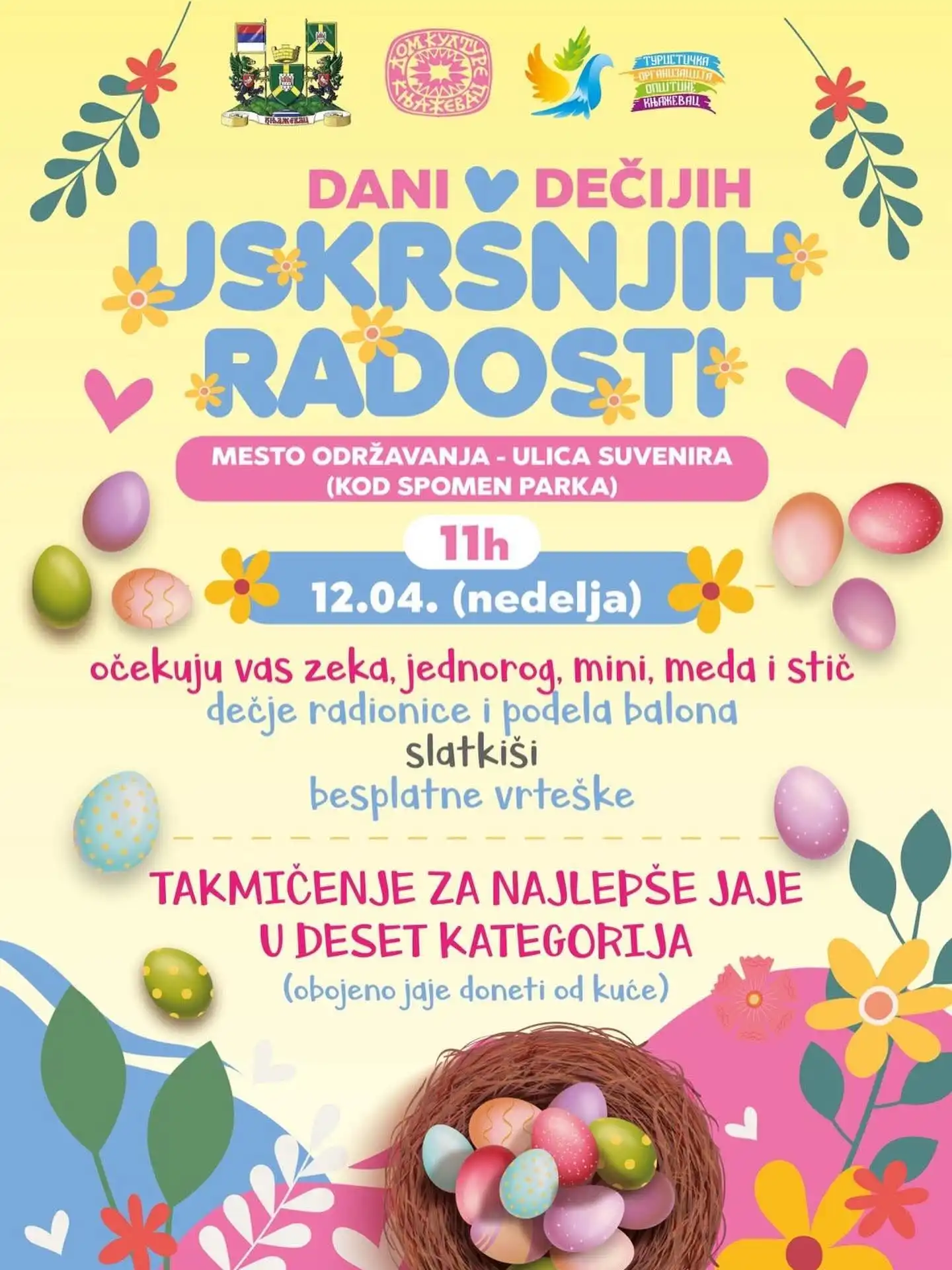 Dani uskršnjih radosti, flajer